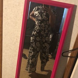 Black and cream jumpsuit